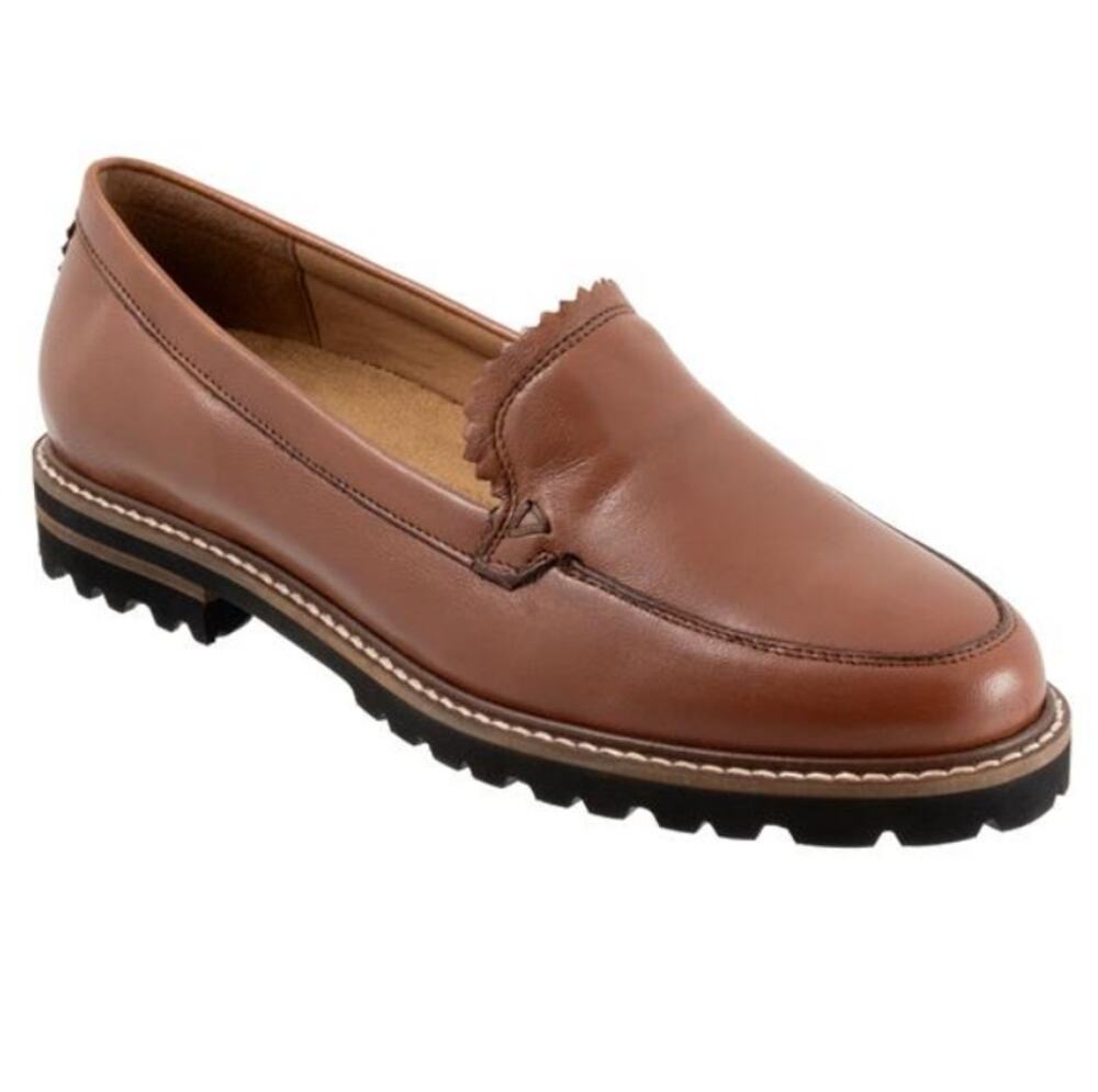 Trotters Women's Cognac Luggage Fayth Loafers Size 11